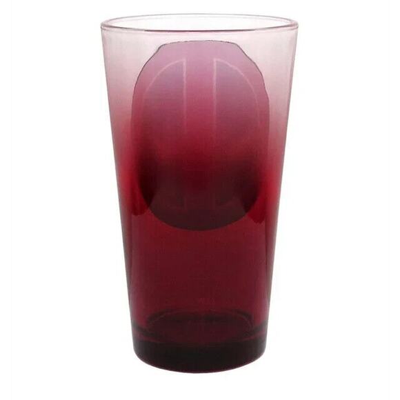Marvel Deadpool Red Ombre 16oz Glass Pint Cup Collectible Superhero Drinkware - Picture 7 of 7